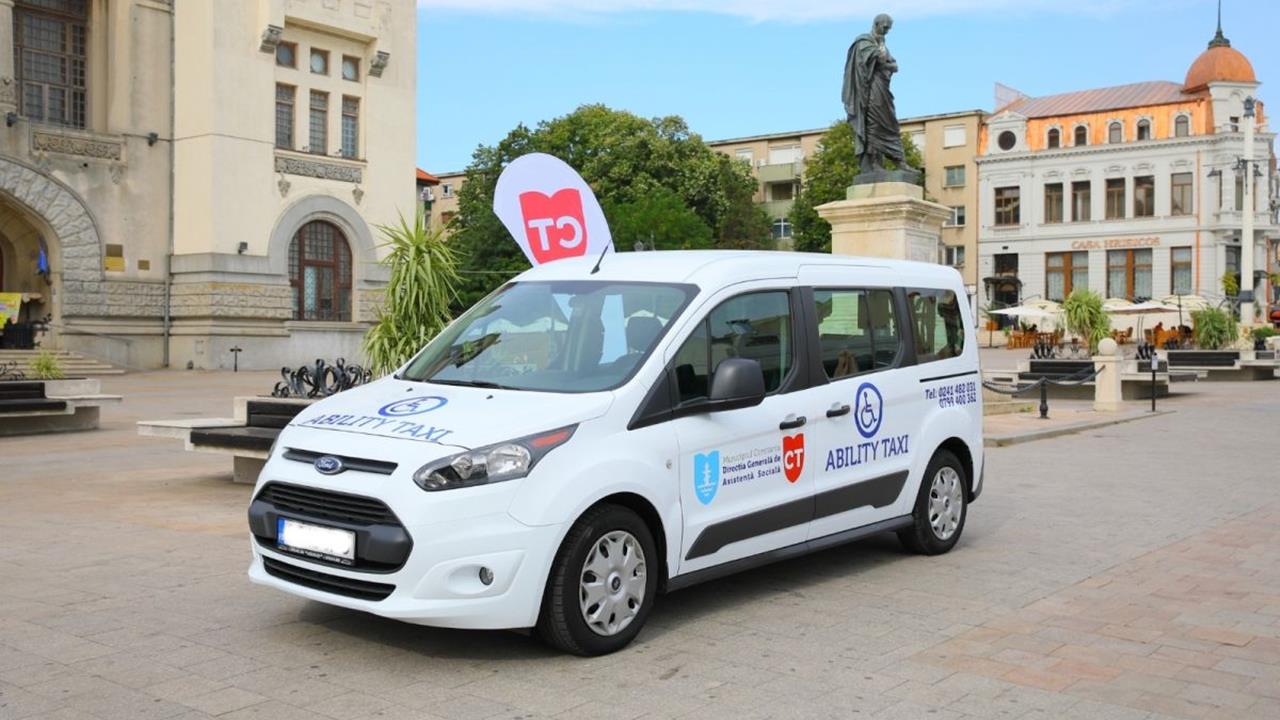 „Ability Taxi”, demersul Primăriei Constanța de a ajuta persoanele care doresc să se vaccineze, dar nu se pot deplasa
