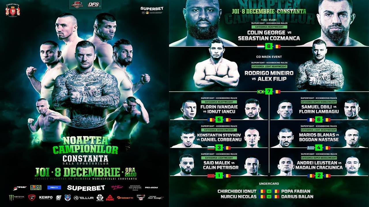 CONSTANȚA. Gala OSS Fighters Ediția 08: Luptători din Brazilia, Maroc, Olanda și Franța vor participa la eveniment