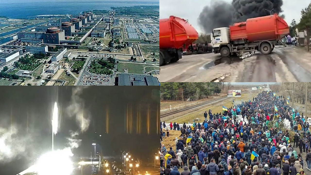A NOUA ZI DE IAD, ÎN UCRAINA. Tancurile ruseşti au atacat cea mai mare centrală nucleară din Ucraina. Zelenski: Europeni, treziţi-vă, vă rog