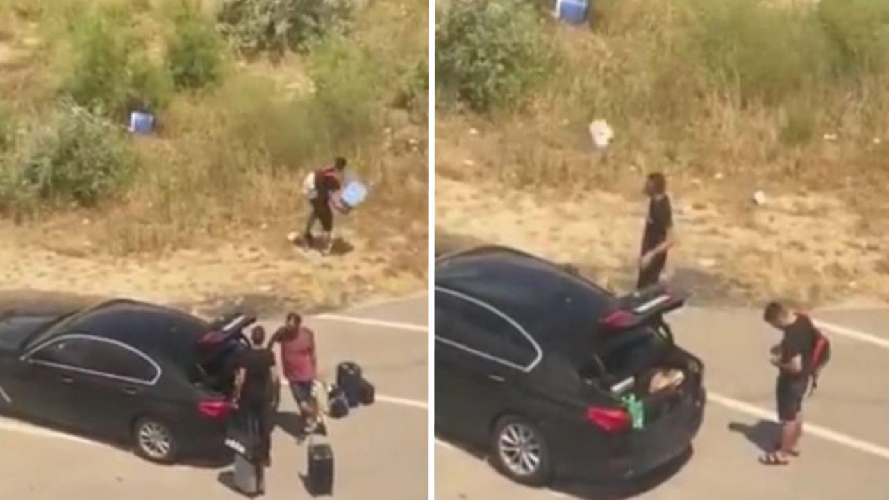 CONSTANȚA. Amendă de 20.000 de lei pentru șoferul surprins în timp ce arunca gunoaie în zona Summerland 