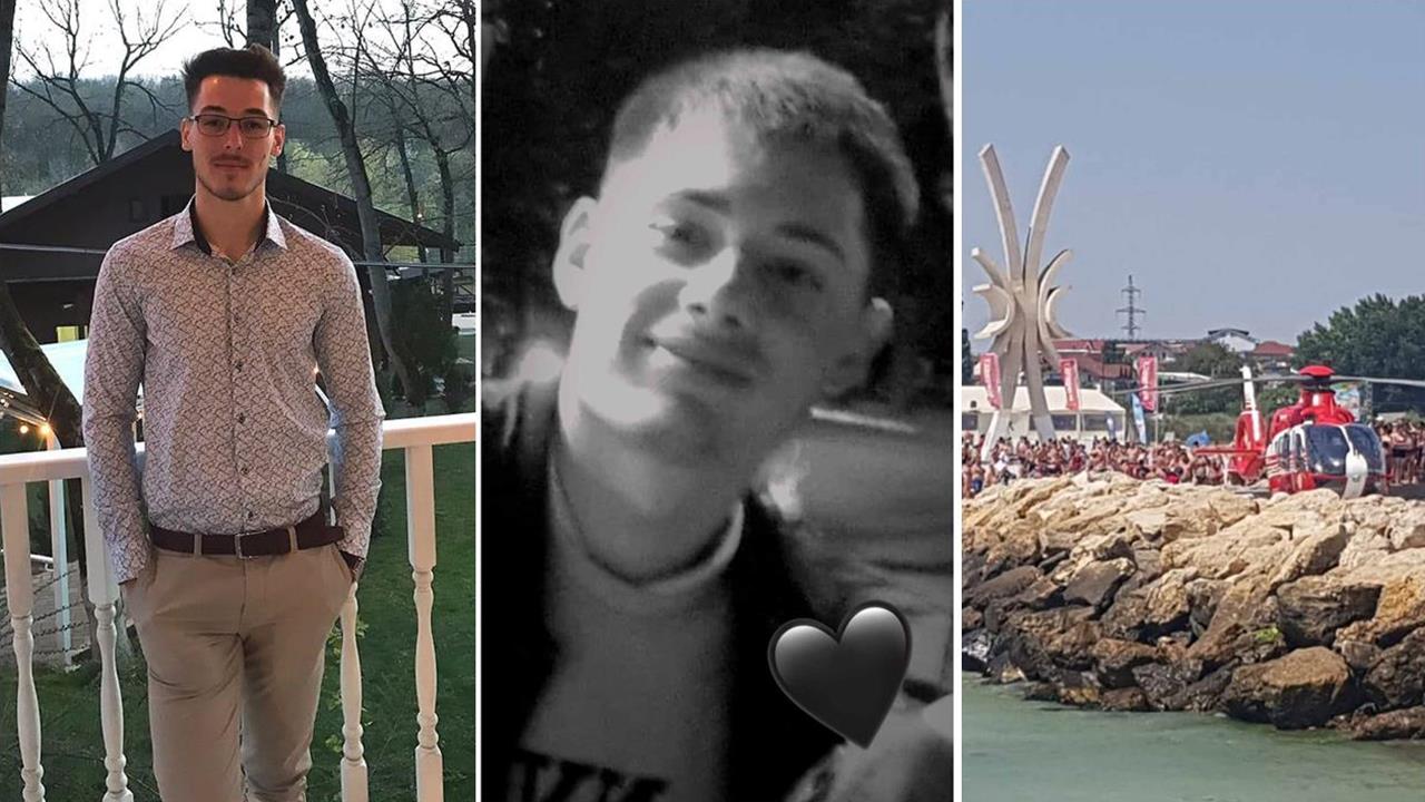 Prieteni și dincolo moarte: Lucian ar fi încercat să-l salveze pe Aurel, dar au murit împreună. Lacrimi amare pentru cei doi tineri înecați la Costinești